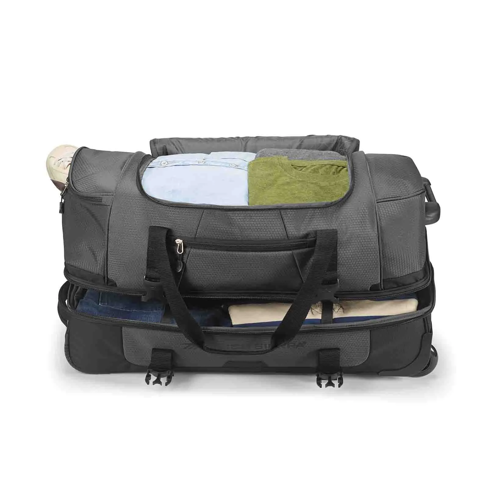 High Sierra Fairlead 86cm Wheeled Duffel Mercury