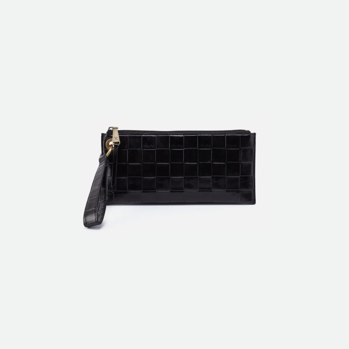 Hobo Bags Vida Weave Deboss - Black