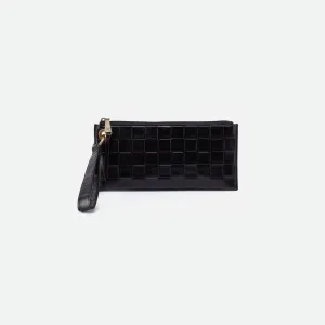Hobo Bags Vida Weave Deboss - Black