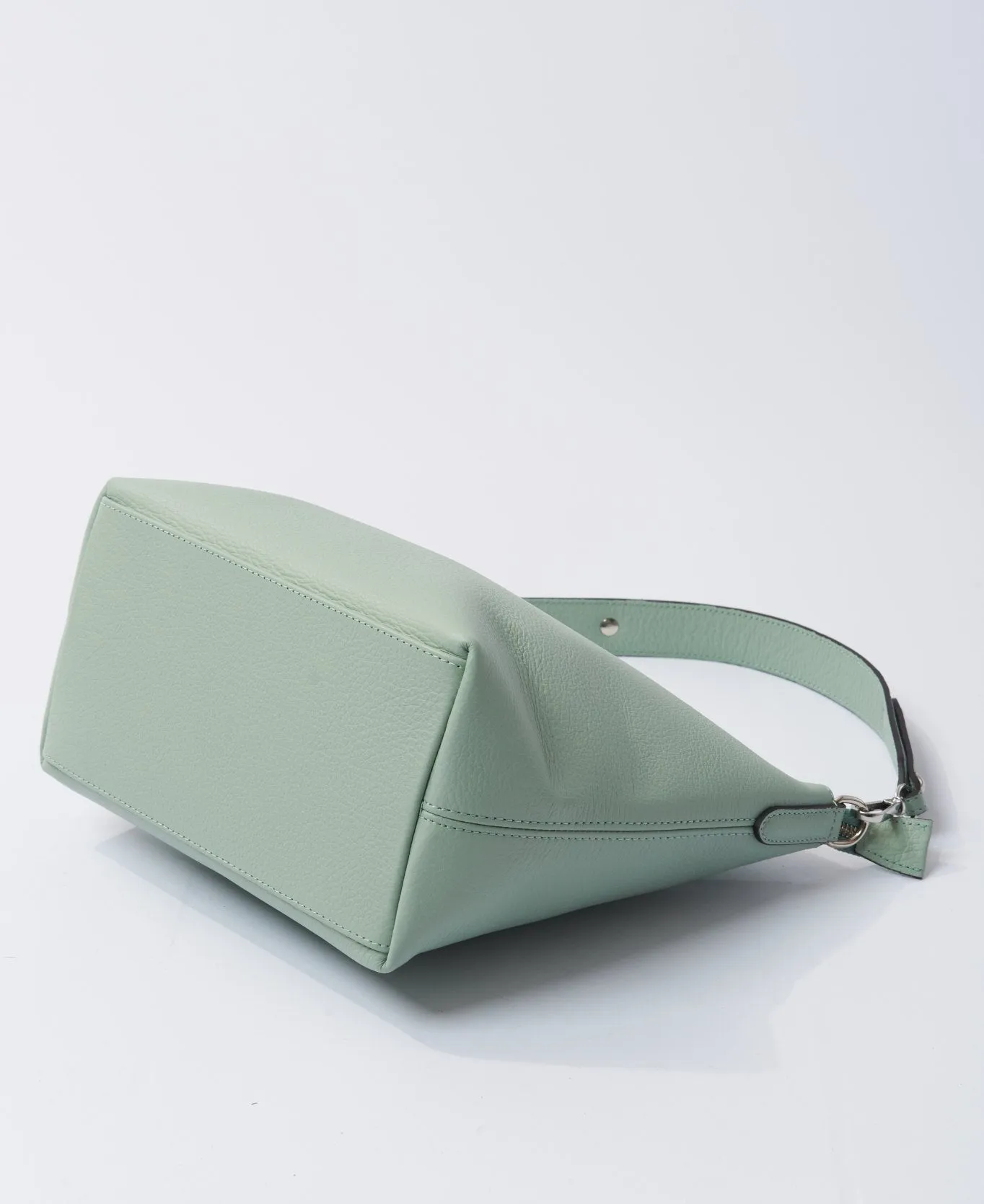 Hobo leather Top Handle bag mint