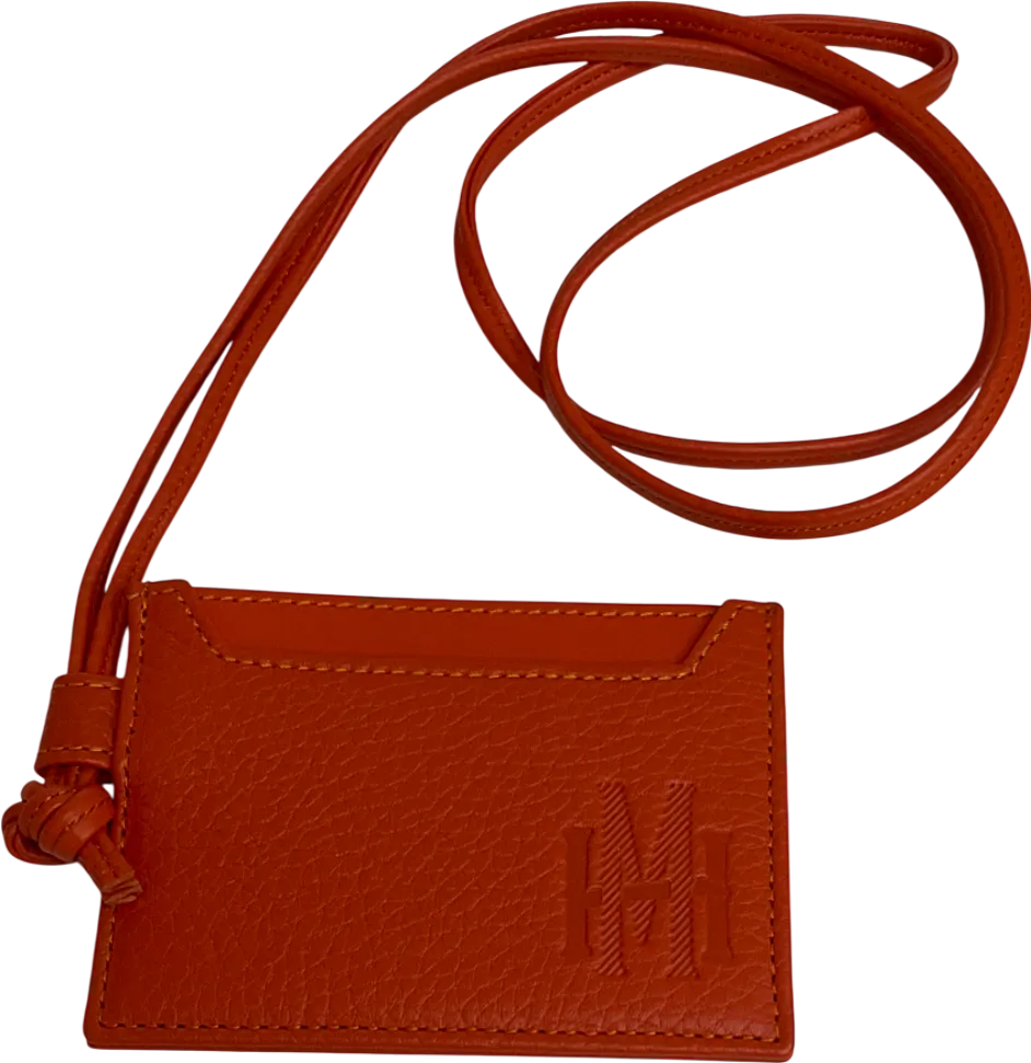 homies Marbella Neck Hanging Card Holder Orange One Size