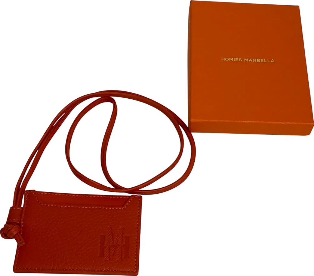 homies Marbella Neck Hanging Card Holder Orange One Size