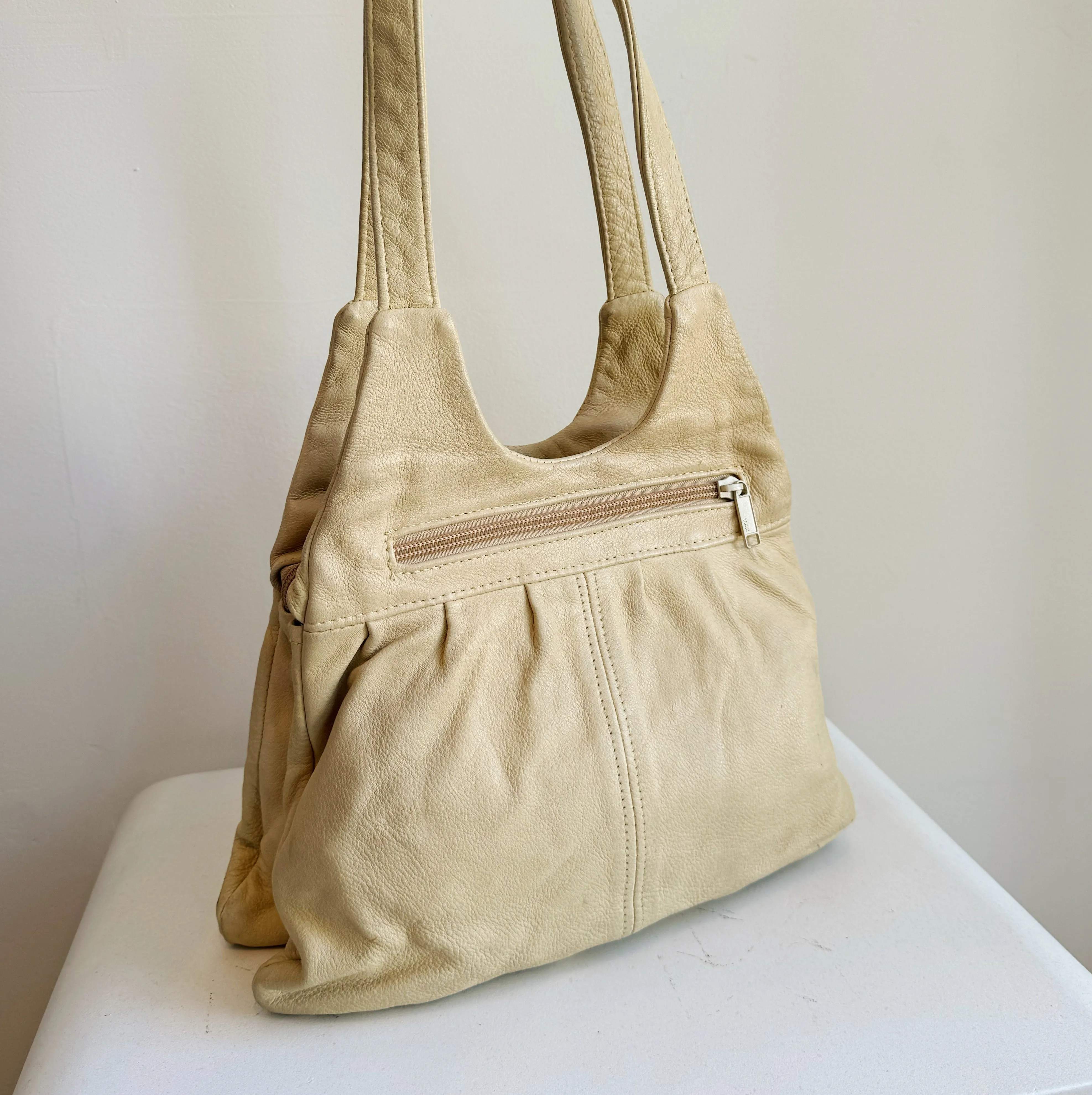 Honey Leather Shoulder Bag
