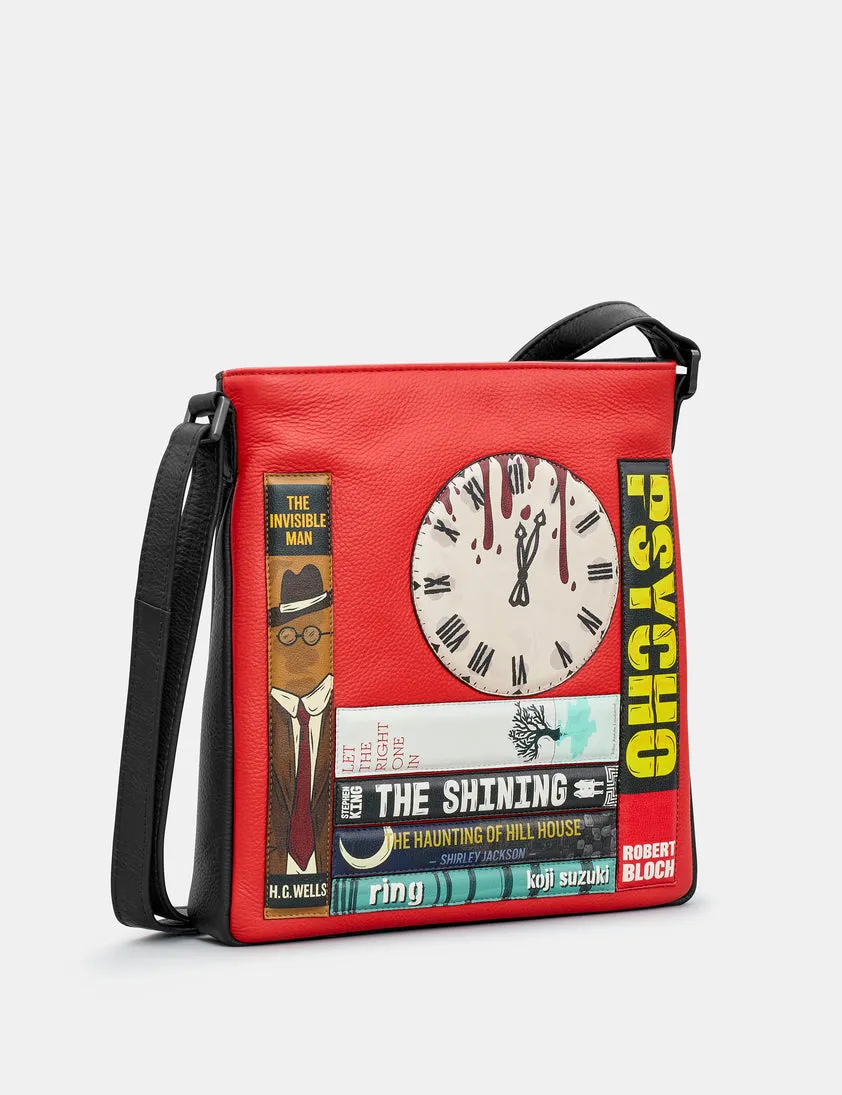 Horror Bookworm ~ Leather Cross Body Bag LUCKY LAST 30% OFF