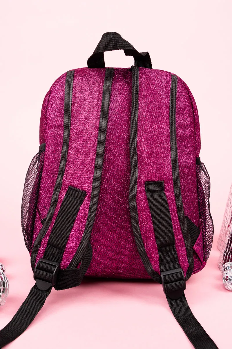 Hot Pink Glitz & Glam Petite Lille Backpack