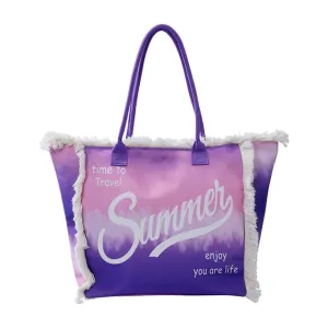 HPSP Handbags, Beach Handbags Female Leisure Shoulder Bags Fashion Purses Vintage Bolsas Women Large Capacity Tote Bag Colorful Outdoor