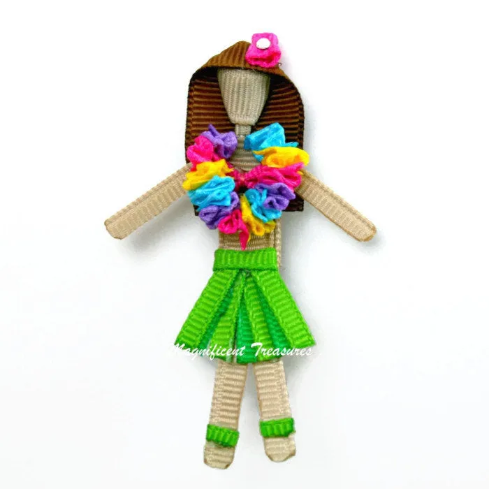 Hula Girl Ribbon Sculpture