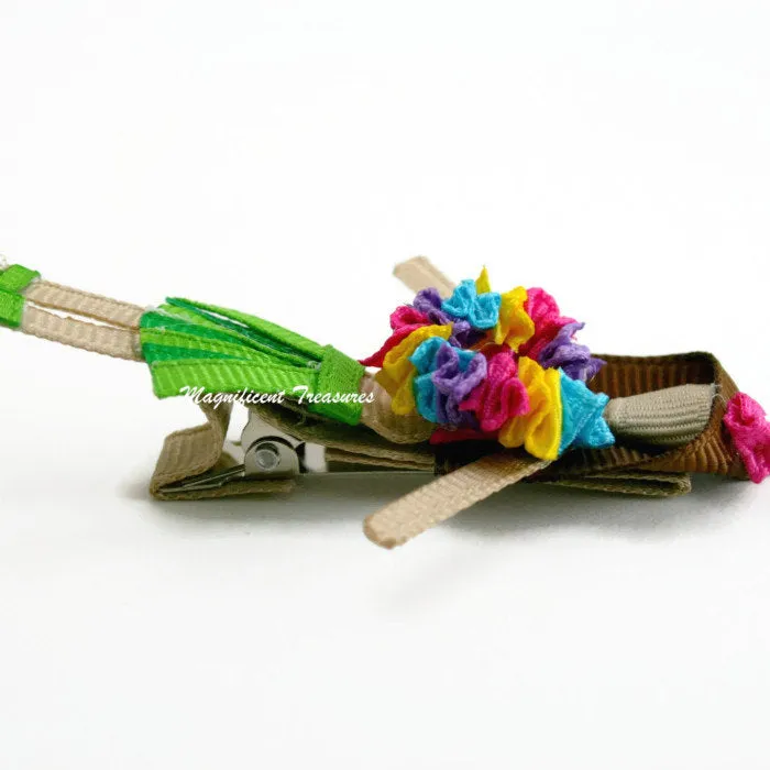 Hula Girl Ribbon Sculpture