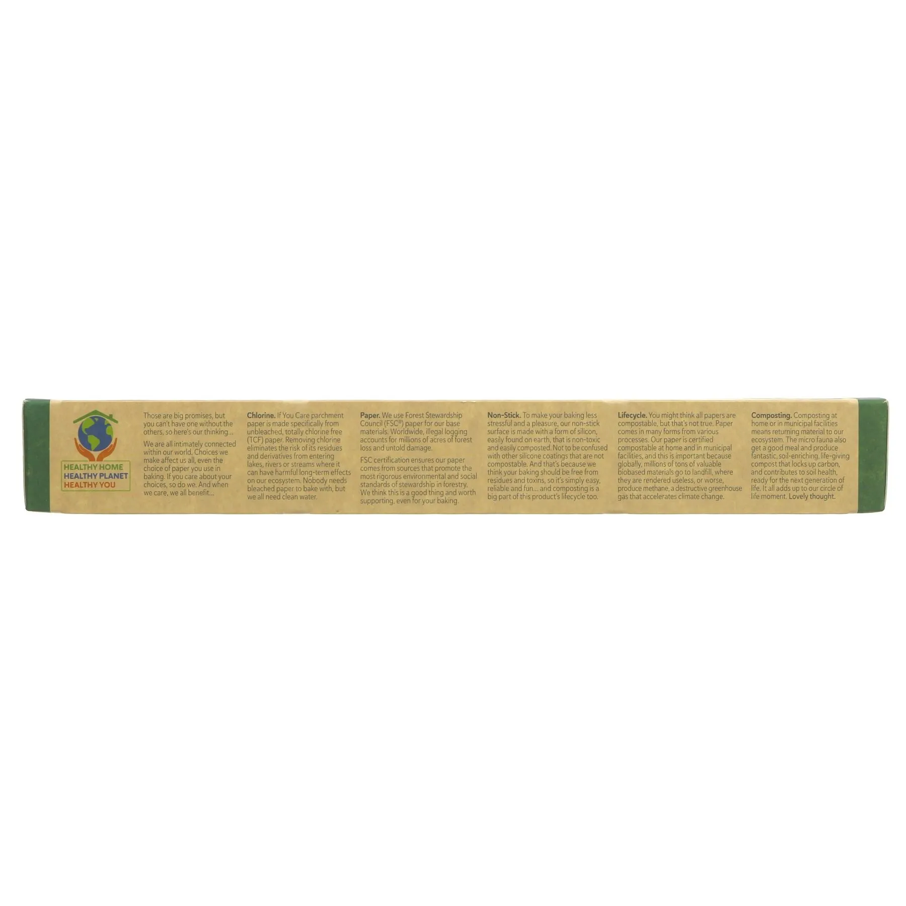 If You Care | Parchment Baking Paper - 19.8 x 33cm | 1 rolls