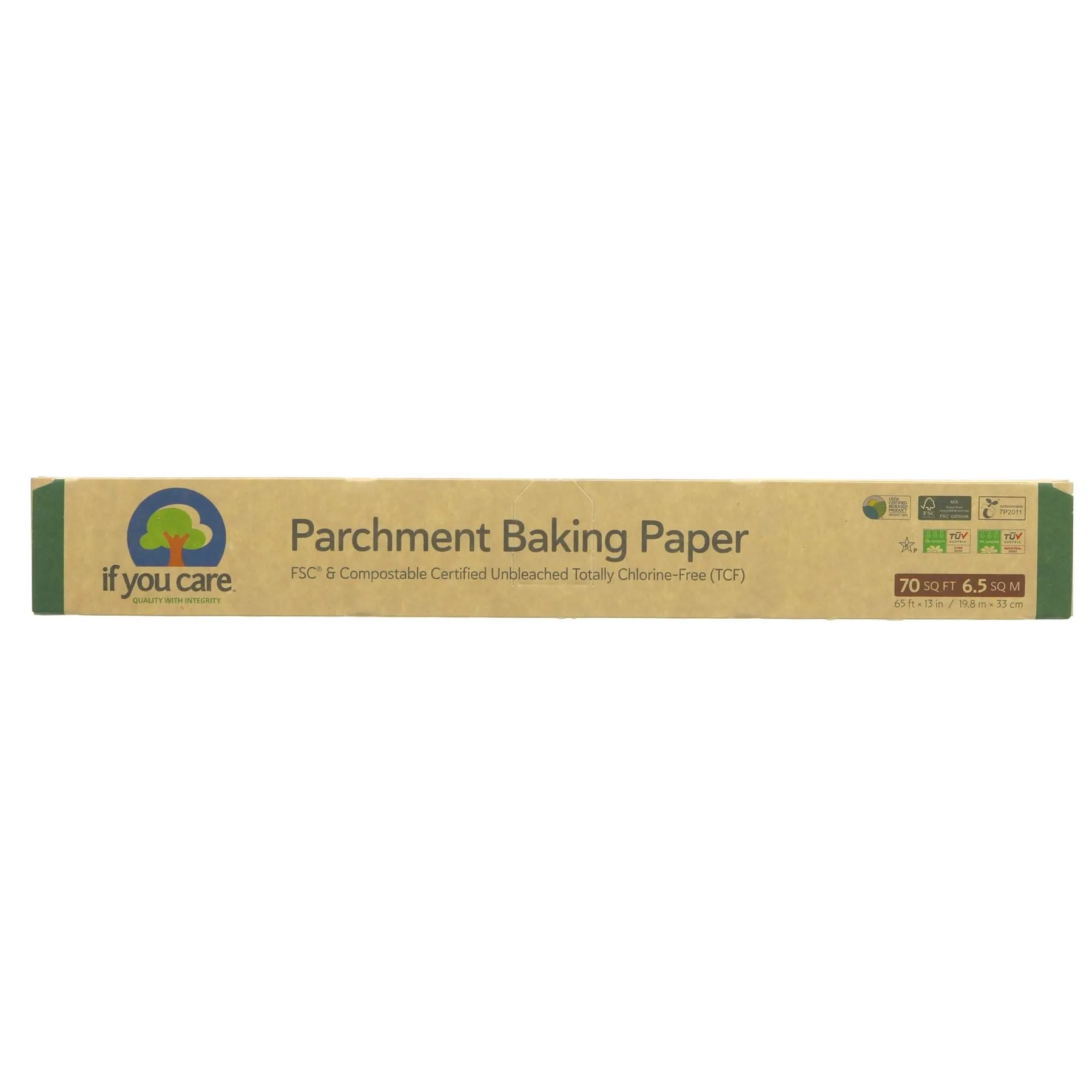 If You Care | Parchment Baking Paper - 19.8 x 33cm | 1 rolls