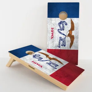 Iowa Flag Professional Cornhole Boards