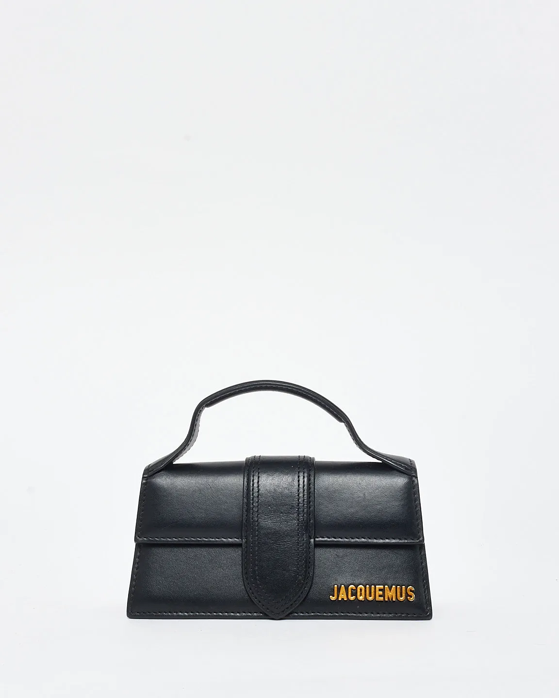 Jacquemus Black Leather Mini Le Bambino Bag