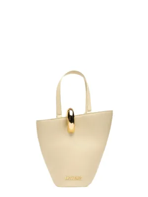 Jacquemus The Small Bambola Handbag in Pale Yellow