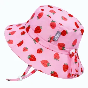 Jan & Jul Pink Strawberry Aqua Dry Bucket Hat