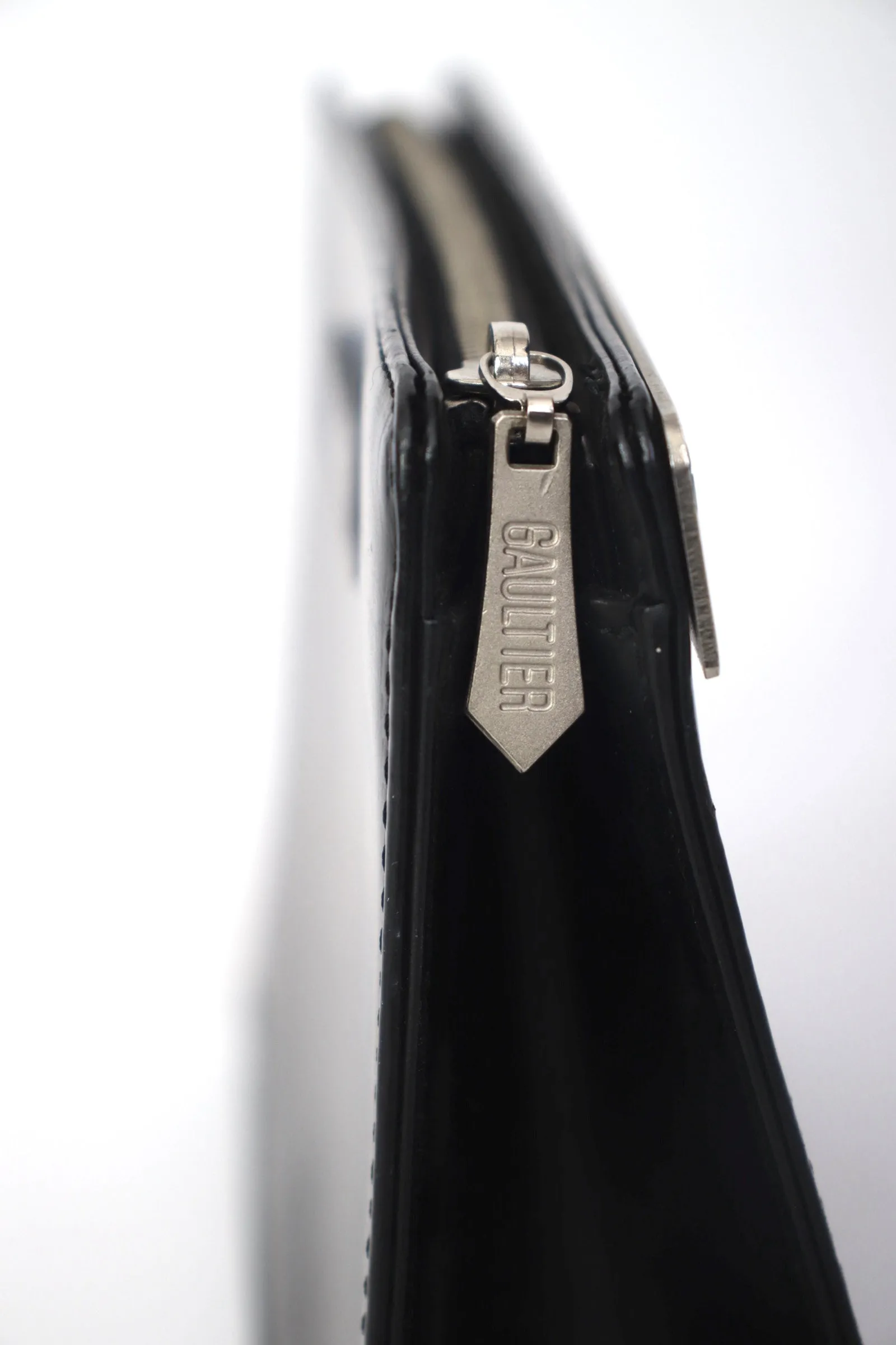 Jean Paul Gaultier Leather Notebook Clutch