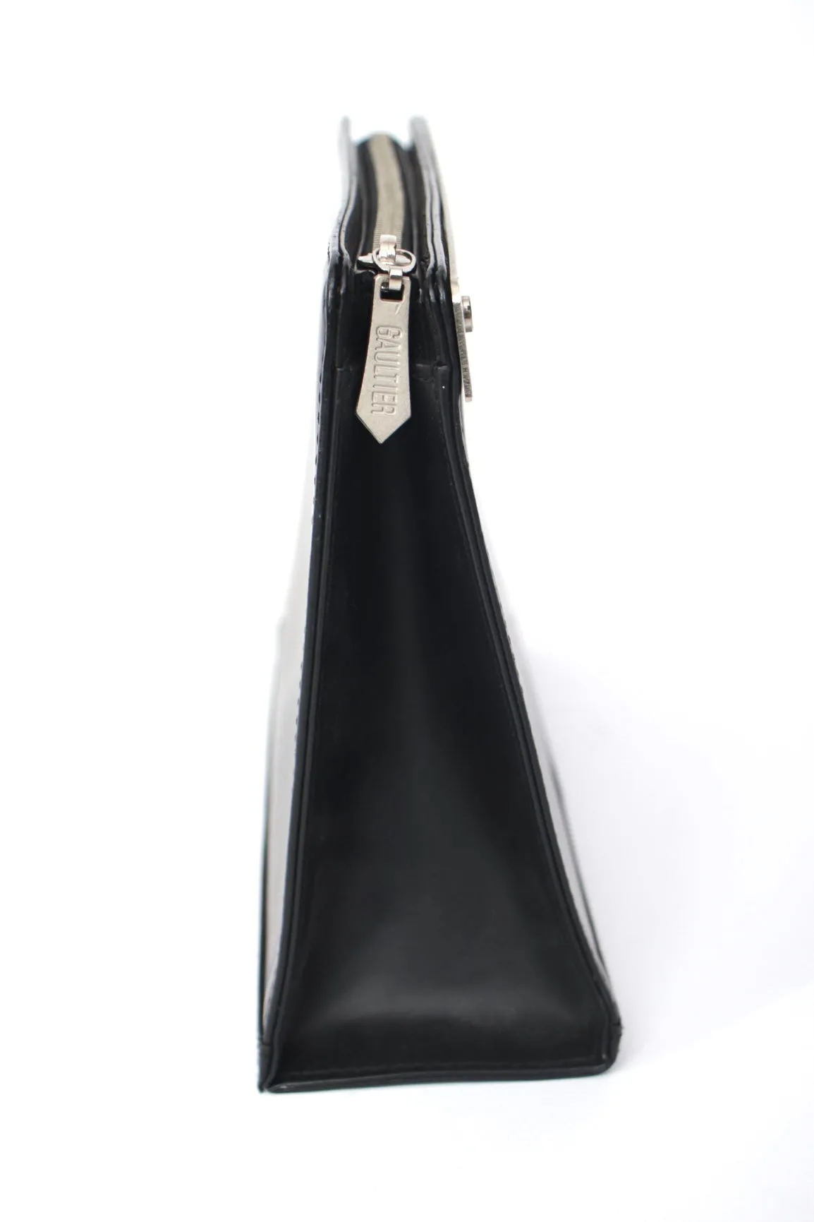 Jean Paul Gaultier Leather Notebook Clutch