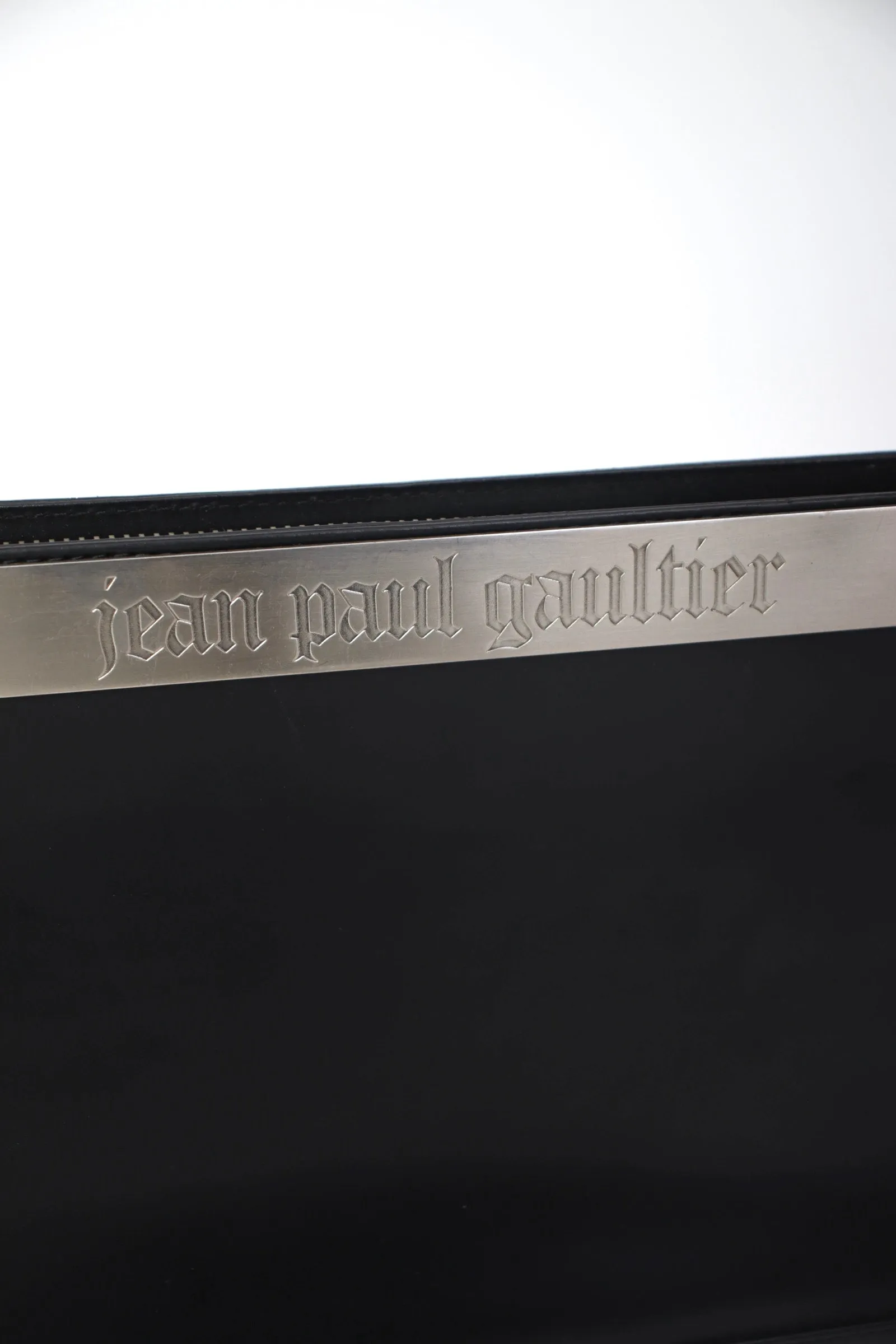 Jean Paul Gaultier Leather Notebook Clutch