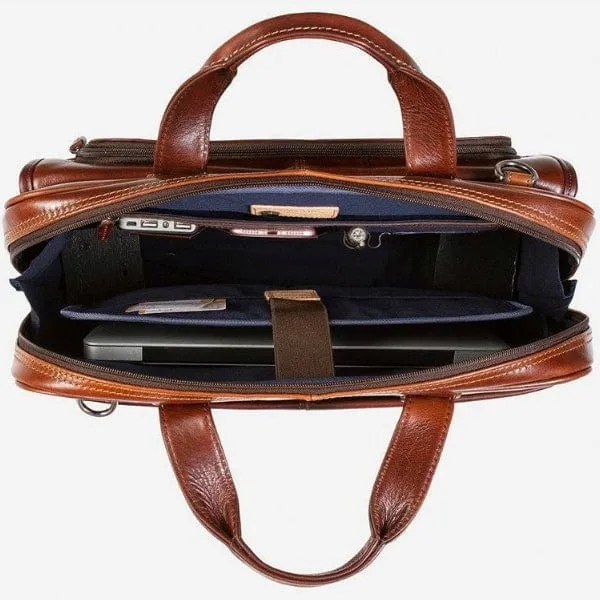 Jekyll & Hide Oxford 15” Laptop Briefcase Brown – 3707