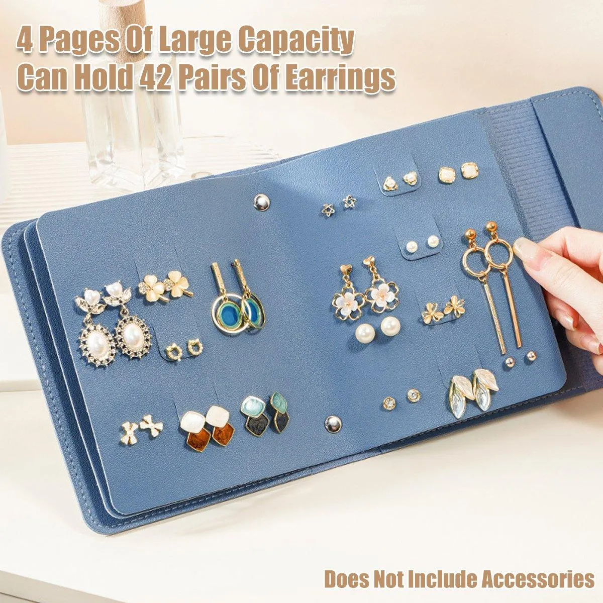 Jewellery Storage Bag Portable Organizer Pouch 3Colours 1PC