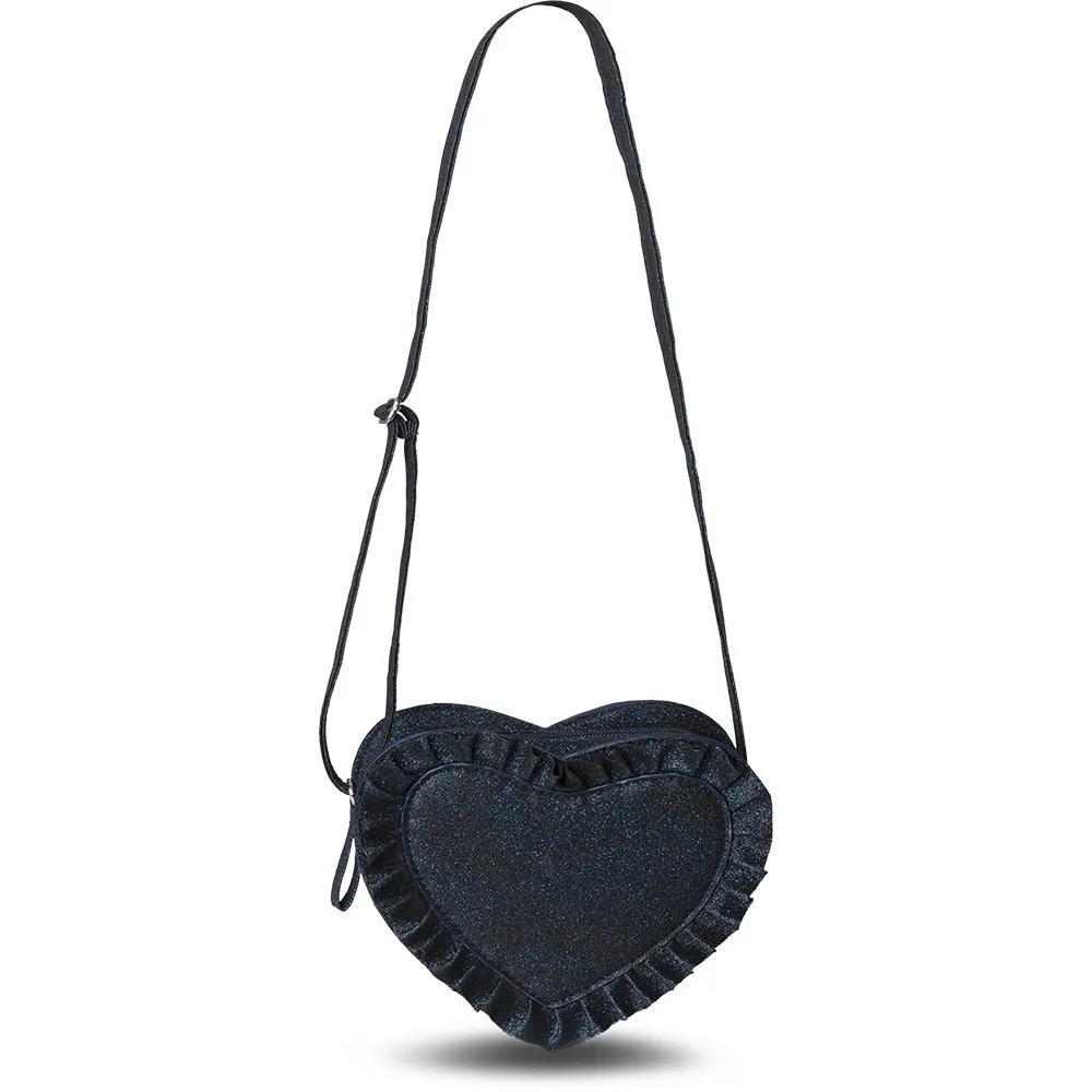 Juliet shoulder bag - Heart blue