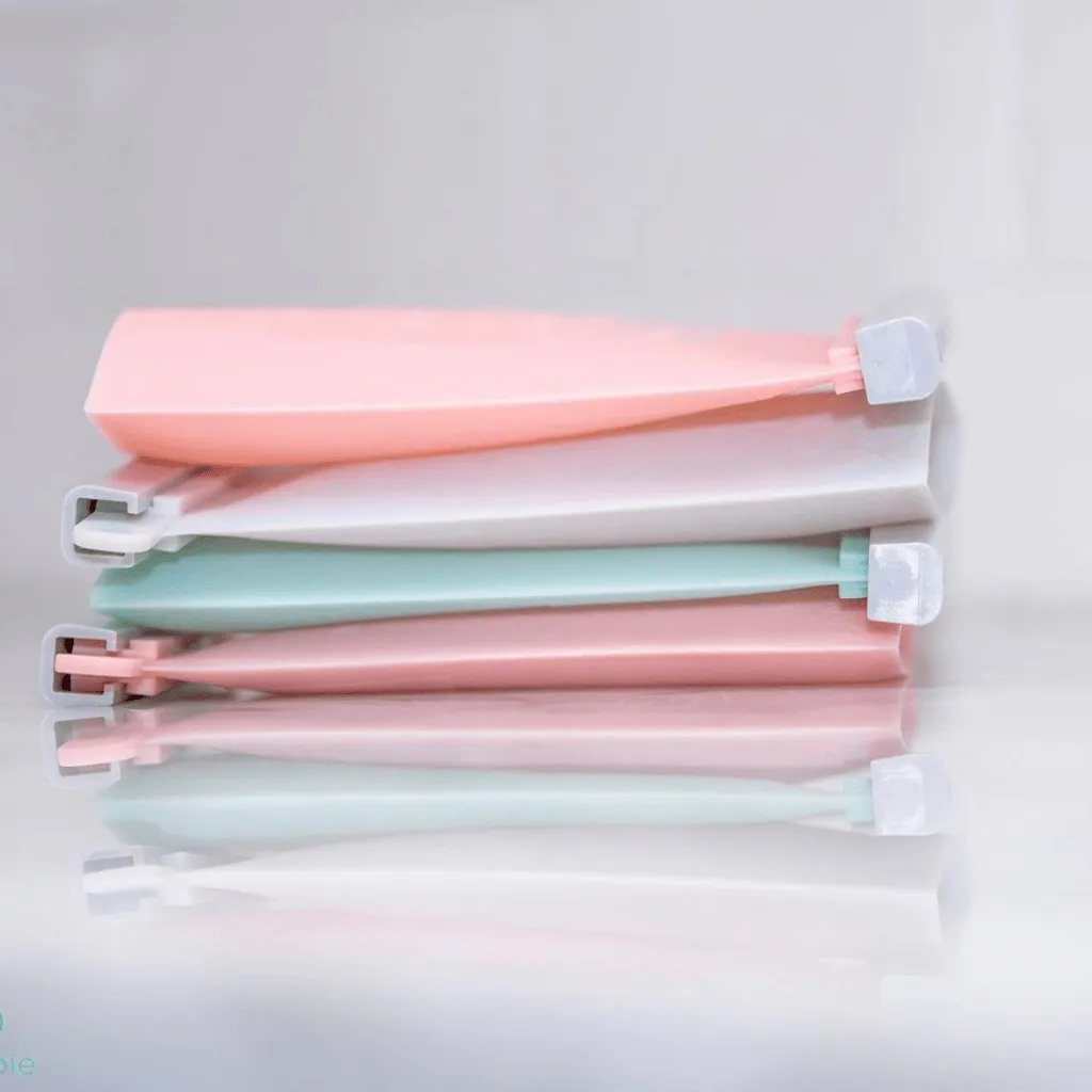 Junobie Reusable Silicone Breastmilk Storage Bags- 2pk (Rose)- CLEARANCE