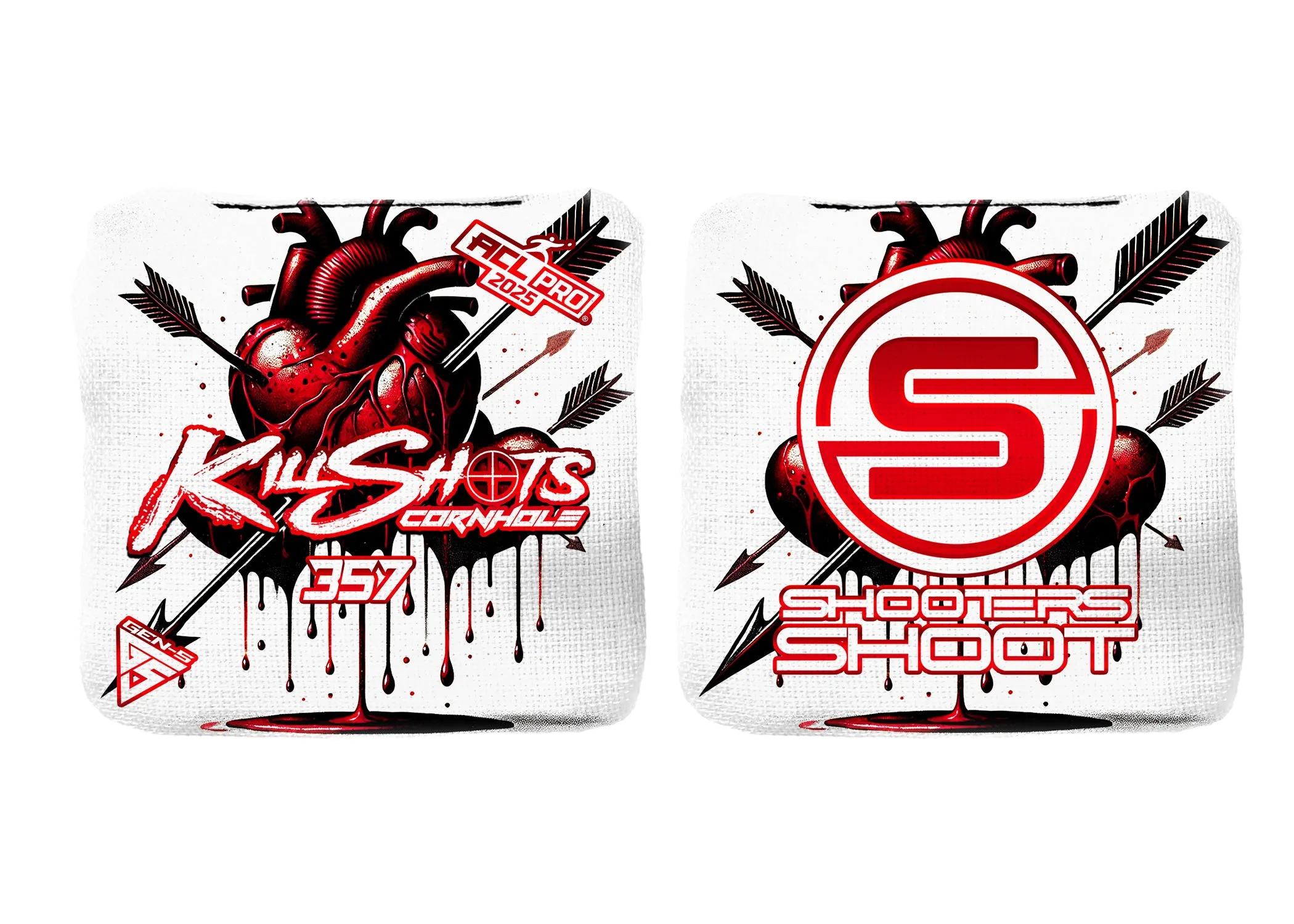 Killshots Cornhole | 357 Series | Limited Designs | 2025 ACL Pro Cornhole Bags