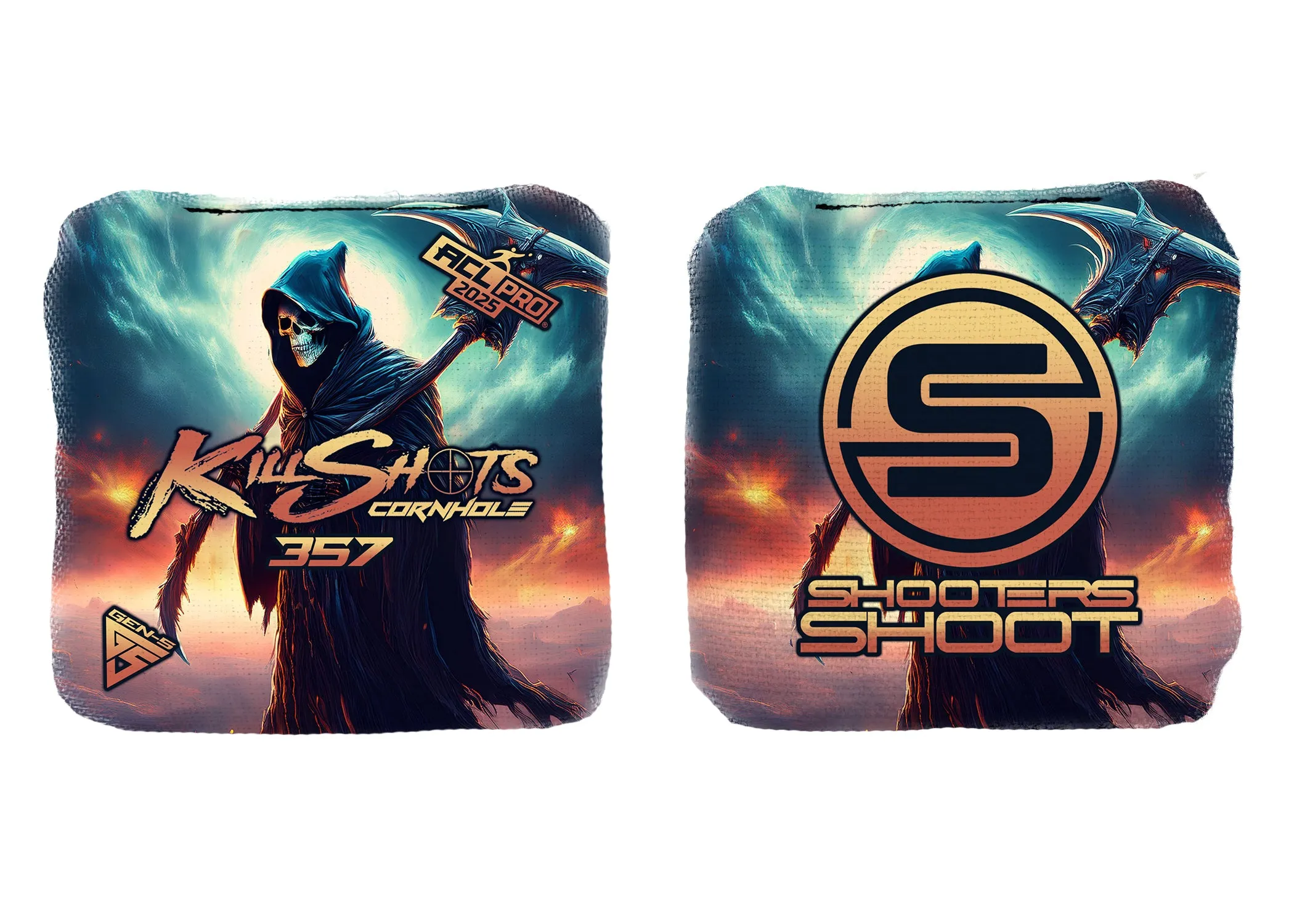 Killshots Cornhole | 357 Series | Limited Designs | 2025 ACL Pro Cornhole Bags