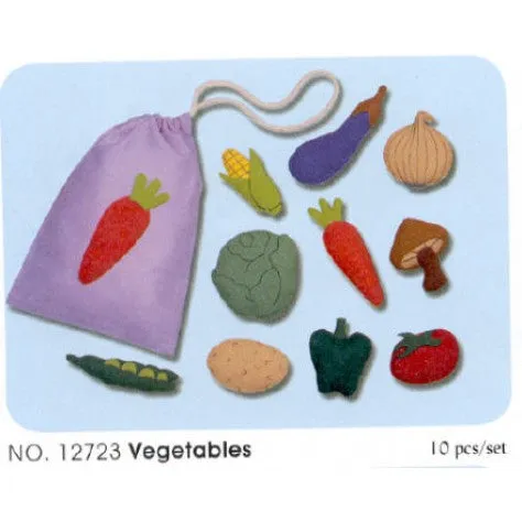 King Dam Felt Bags - Vegetables