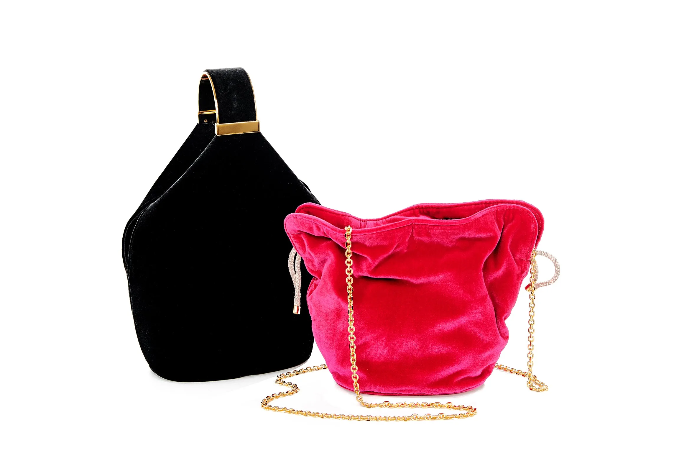 Kit Bracelet Bag in Black Velvet