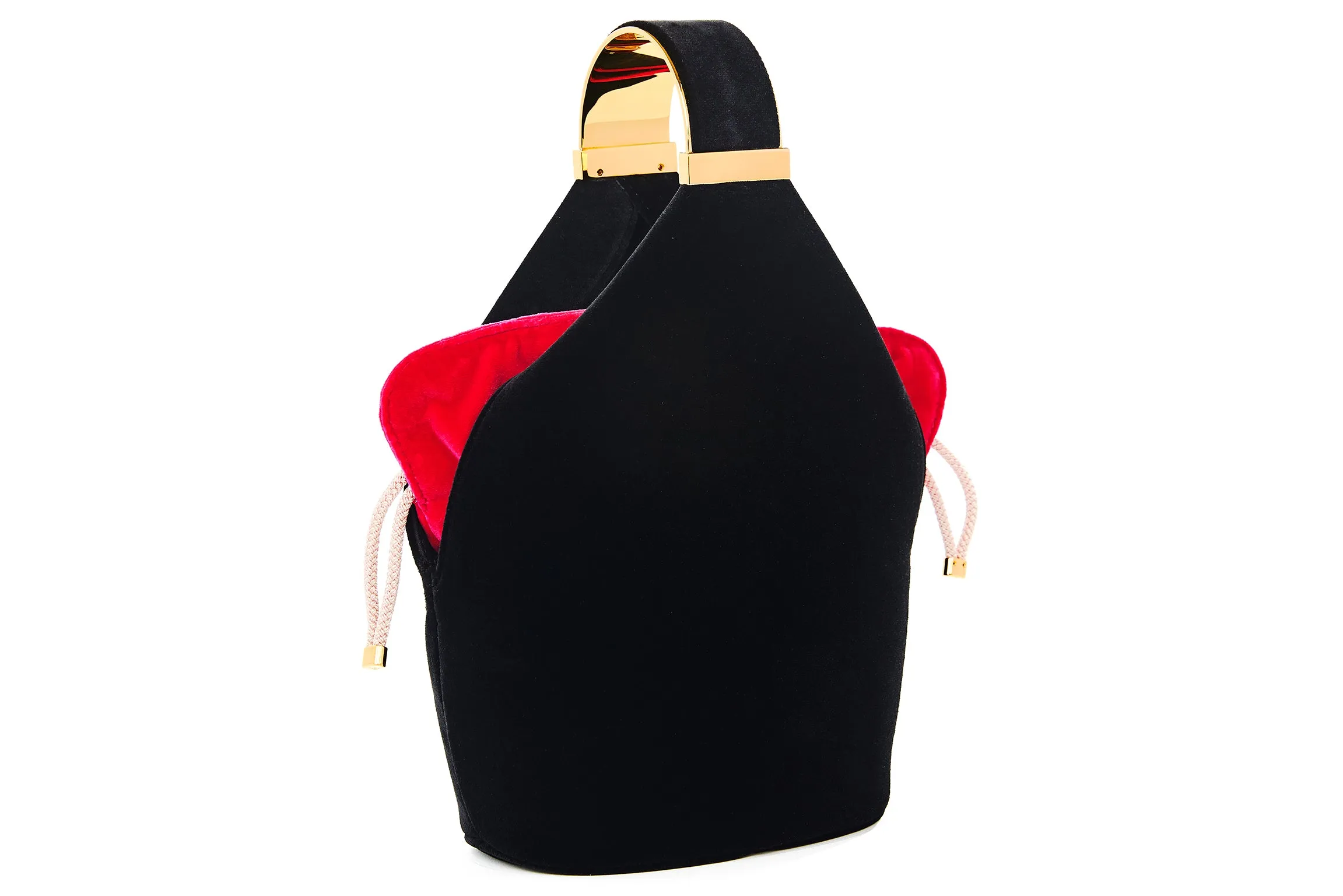 Kit Bracelet Bag in Black Velvet