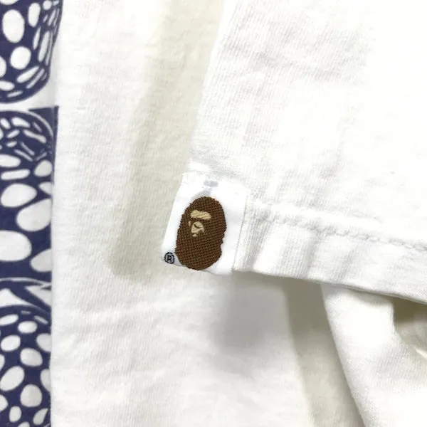 [L] A Bathing Ape Bape Vintage '90s 3D Ape Heads Tee (Oneita)