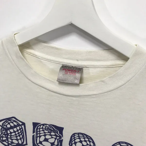 [L] A Bathing Ape Bape Vintage '90s 3D Ape Heads Tee (Oneita)