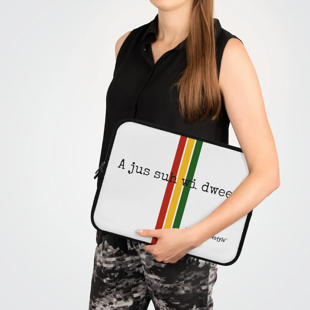 Laptop & Tablet Sleeve (AJSWD-WHT)