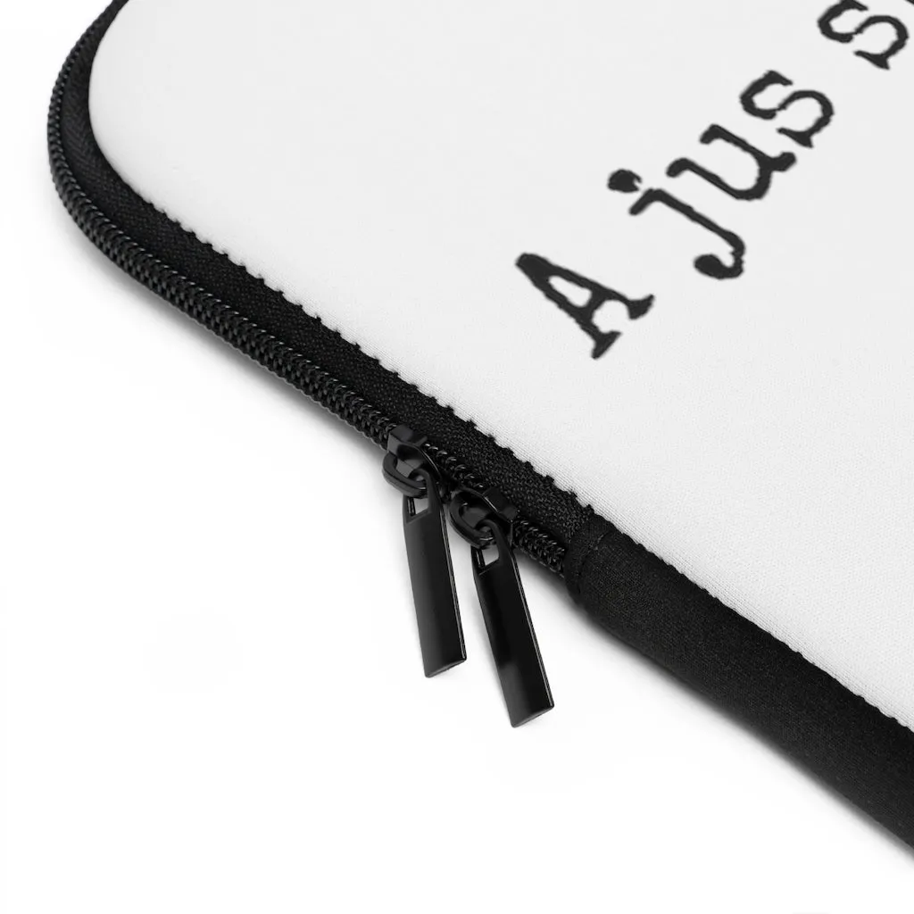 Laptop & Tablet Sleeve (AJSWD-WHT)
