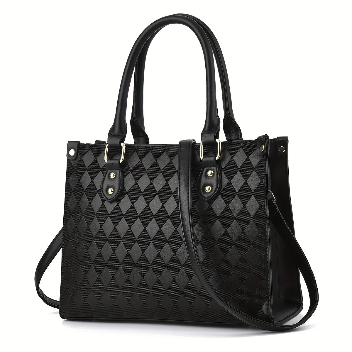 Large Capacity Business Handbag PU Tote Bag