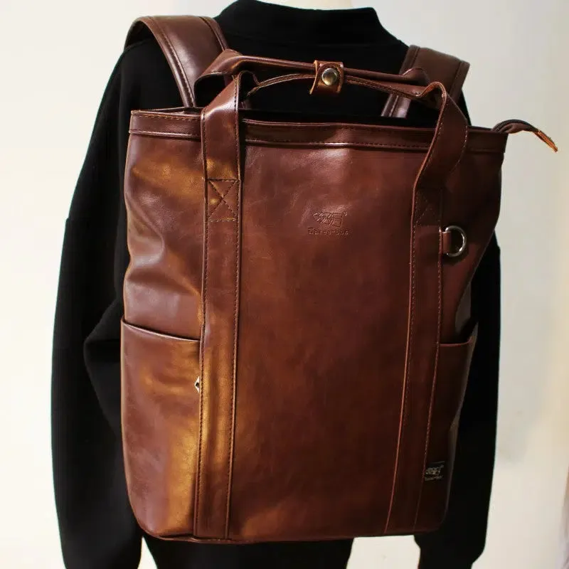 Large Leather Backpack