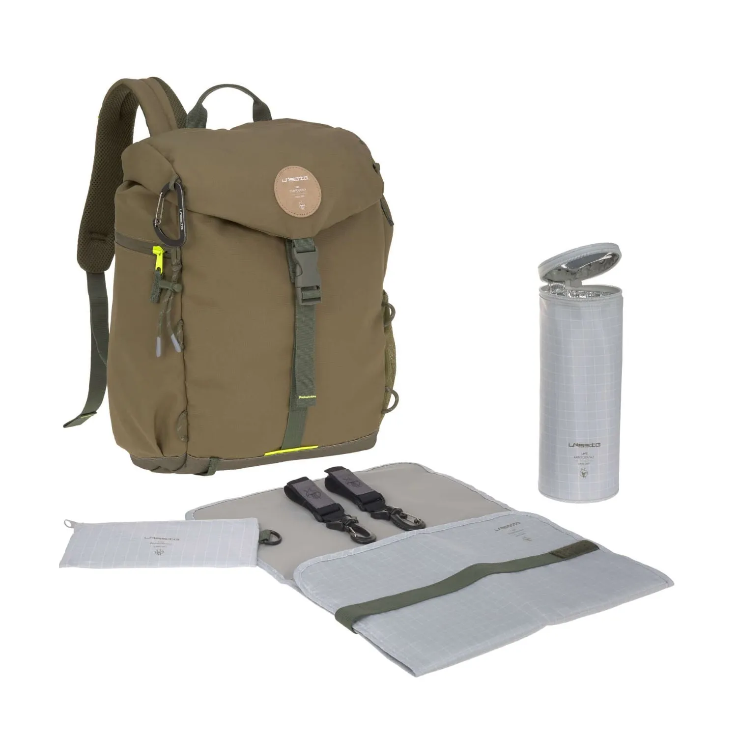 Lassig Green Label Outdoor Diaper Backpack Olive