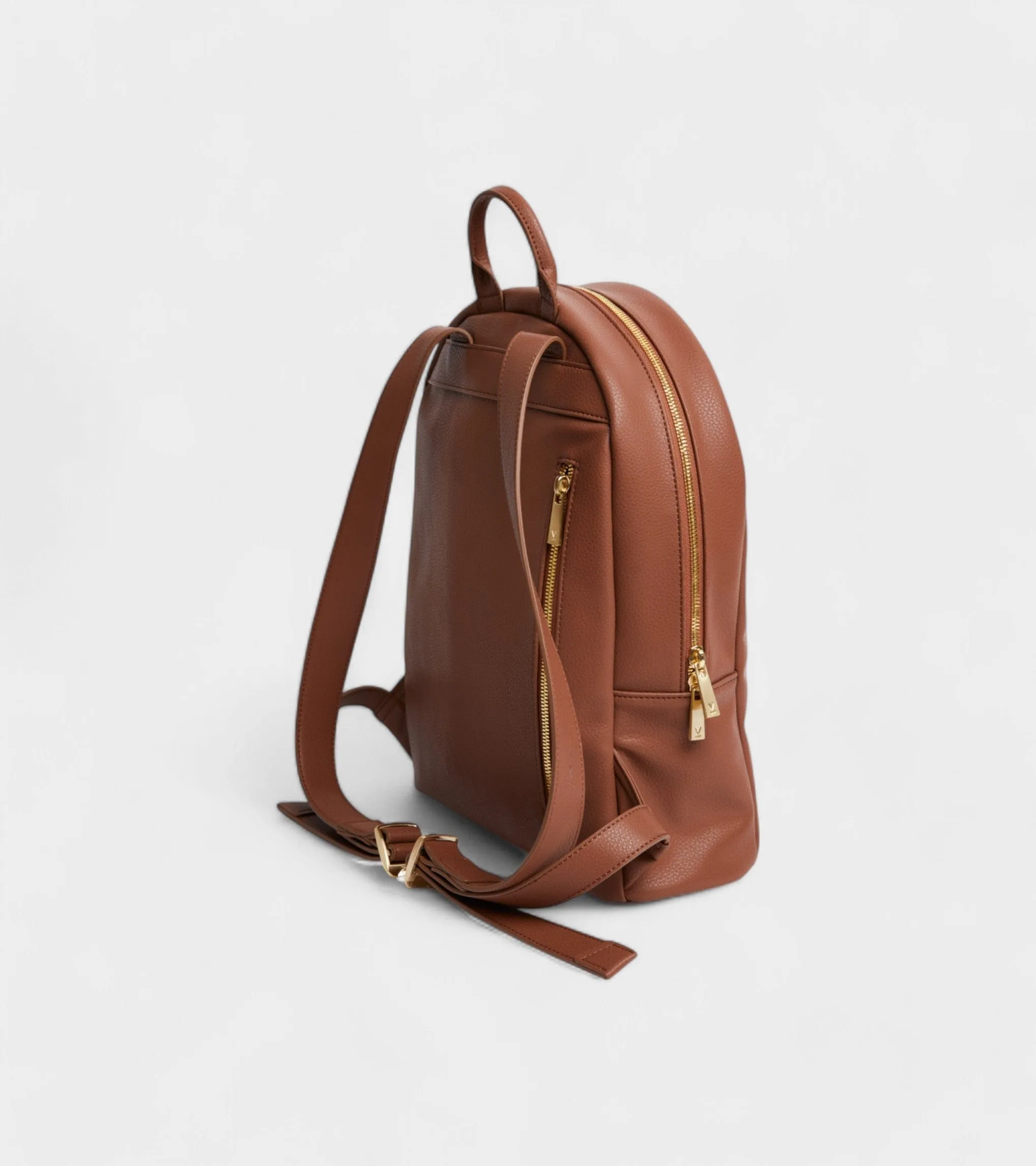 Laurie Vegan Bio-Based Bamboo Leather Backpack | Brown