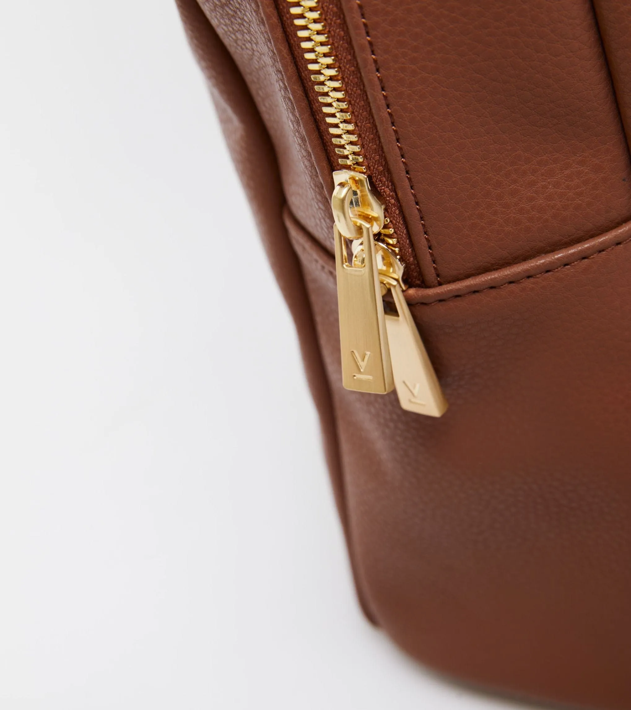 Laurie Vegan Bio-Based Bamboo Leather Backpack | Brown