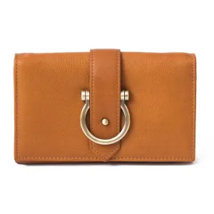 Leather Crossbody Wristlet