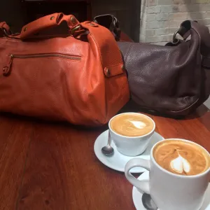 Leather handbag - made in India