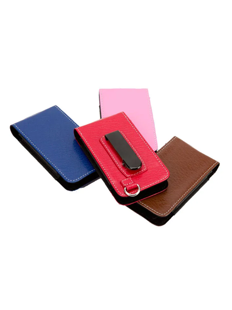 LEATHER PHONE CASE W. KEY CHAIN AND MONEY CLIP