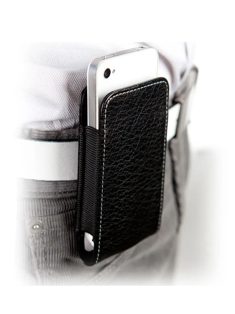 LEATHER PHONE CASE W. KEY CHAIN AND MONEY CLIP