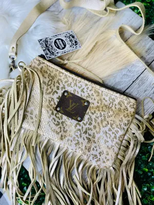 Leopard Medium Upcycled Crossbody