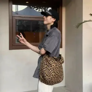 Leopard Print Shoulder Bag