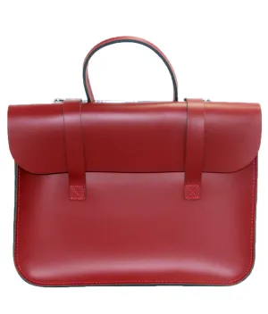 LG Pillarbox Red Leather Music Case - English Made