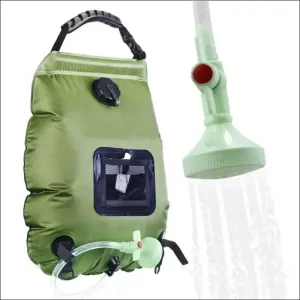 Lism 20l solar shower bag for premium camping hot water