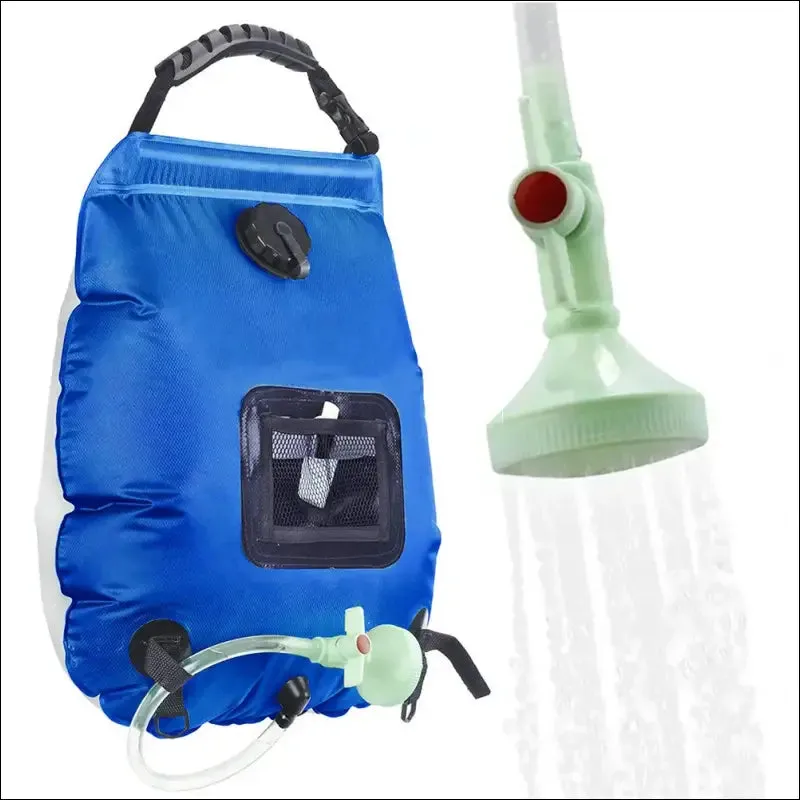 Lism 20l solar shower bag for premium camping hot water
