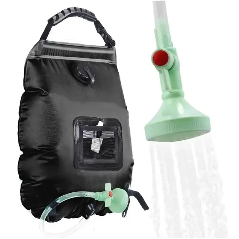 Lism 20l solar shower bag for premium camping hot water