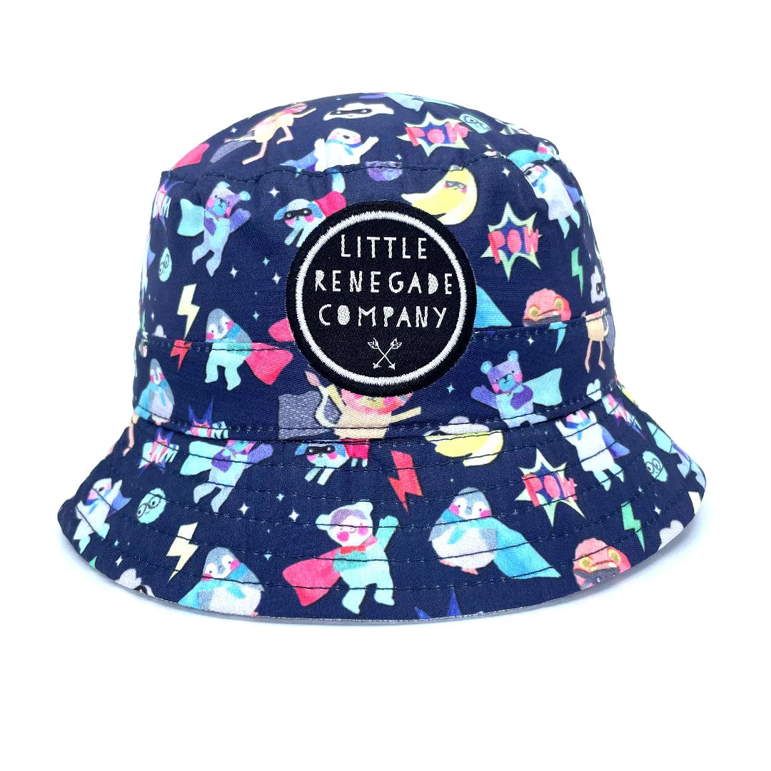Little Renegade Company | Superhero Pals Reversible Bucket Hat